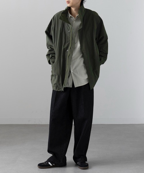 MAISON CLUB(メゾンクラブ)の「【MAISON CLUB】Ripstop Short Mil Coat M-65 / リップストップショートモッズコート(ミリタリージャケット・メンズ・ネイビー/ブラウン/カーキ/ブラック/グレー・M/L)」の16枚目の写真