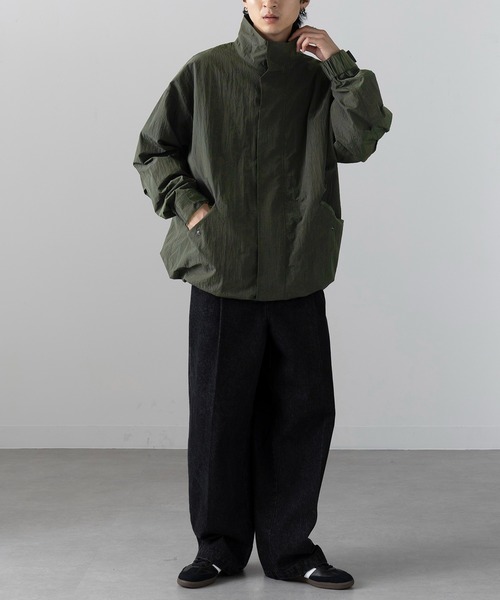 MAISON CLUB(メゾンクラブ)の「【MAISON CLUB】Ripstop Short Mil Coat M-65 / リップストップショートモッズコート(ミリタリージャケット・メンズ・ネイビー/ブラウン/カーキ/ブラック/グレー・M/L)」の18枚目の写真