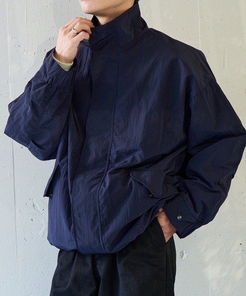 MAISON CLUB(メゾンクラブ)の「【MAISON CLUB】Ripstop Short Mil Coat M-65 / リップストップショートモッズコート(ミリタリージャケット・メンズ・ネイビー/ブラウン/カーキ/ブラック/グレー・M/L)」の21枚目の写真