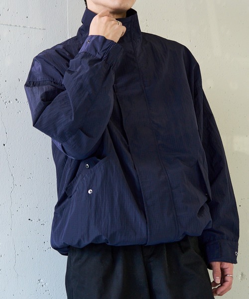 MAISON CLUB(メゾンクラブ)の「【MAISON CLUB】Ripstop Short Mil Coat M-65 / リップストップショートモッズコート(ミリタリージャケット・メンズ・ネイビー/ブラウン/カーキ/ブラック/グレー・M/L)」の22枚目の写真