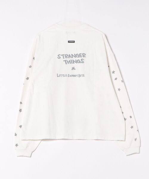 Little sunny bite(リトルサニーバイト)の「【RES】【Little sunny bite】stranger things x little sunny bite will long tee(Tシャツ/カットソー・レディース・ピンク/ブルー/ホワイト・SMALL/MEDIUM)」の7枚目の写真