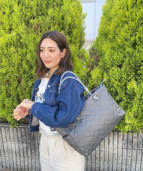 LEBELIER(ルベリエ)の「トラプント トート(トートバッグ・レディース・グリーン/ネイビー/オレンジ・FREE)」の5枚目の写真