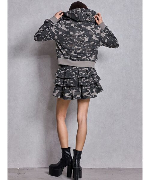 GYDA（ジェイダ）の「Sweat tiered スカートライクショートパンツ（スカート・レディース・その他1・FREE）」の13枚目の写真