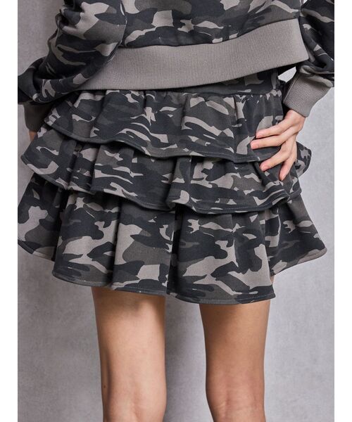 GYDA（ジェイダ）の「Sweat tiered スカートライクショートパンツ（スカート・レディース・その他1・FREE）」の15枚目の写真