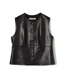 ヘリンボーンツイード カットオフコンビベスト（ベスト）｜BACCA