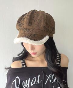 ﾚｵﾊﾟｰﾄﾞﾌﾟﾘﾝﾄﾎﾞｱｷｬｯﾌﾟ（キャップ）｜Vivienne Westwood（ヴィヴィアン