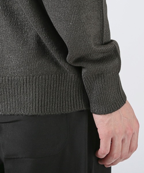 LUXSTYLE(ラグスタイル)の「カシミヤタッチポロシャツ(ニット/セーター・メンズ・ブラック/ホワイト/チャコールグレー・XL/L/M)」の14枚目の写真