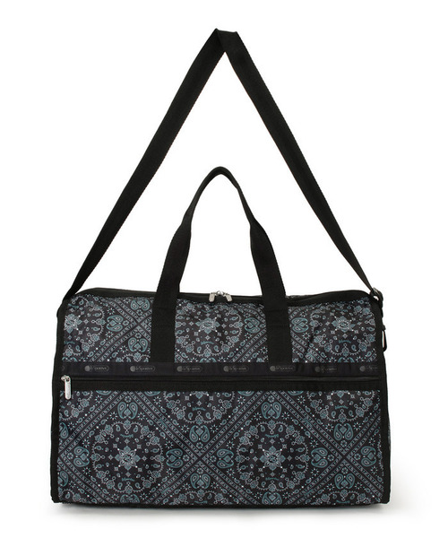 LeSportsac（レスポートサック）の「DELUXE LG WEEKENDER ステレートバンダナ（ボストンバッグ・レディース・グレー・FREE）」の6枚目の写真