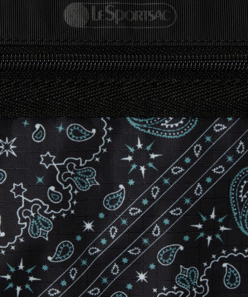 LeSportsac（レスポートサック）の「DELUXE LG WEEKENDER ステレートバンダナ（ボストンバッグ・レディース・グレー・FREE）」の2枚目の写真