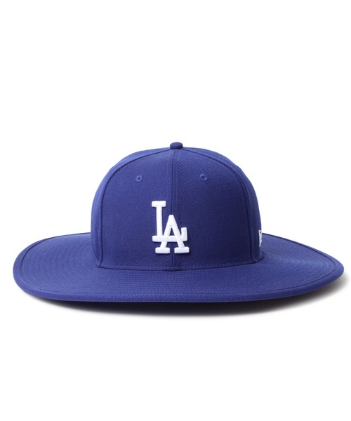 NEW ERA（ニューエラ）の「NEW ERA LOS ANGELES DODGERS LONG BRIM FITTED HAT（ニューエラ ロサンゼルス・ドジャース ロングブリム フィッテド ハット）（ハット・メンズ・ブルー系・7 3/8/7 1/2/7 5/8）」の3枚目の写真