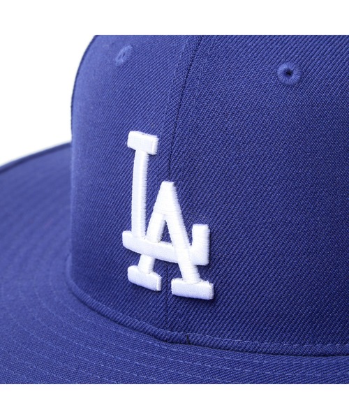 NEW ERA（ニューエラ）の「NEW ERA LOS ANGELES DODGERS LONG BRIM FITTED HAT（ニューエラ ロサンゼルス・ドジャース ロングブリム フィッテド ハット）（ハット・メンズ・ブルー系・7 3/8/7 1/2/7 5/8）」の7枚目の写真