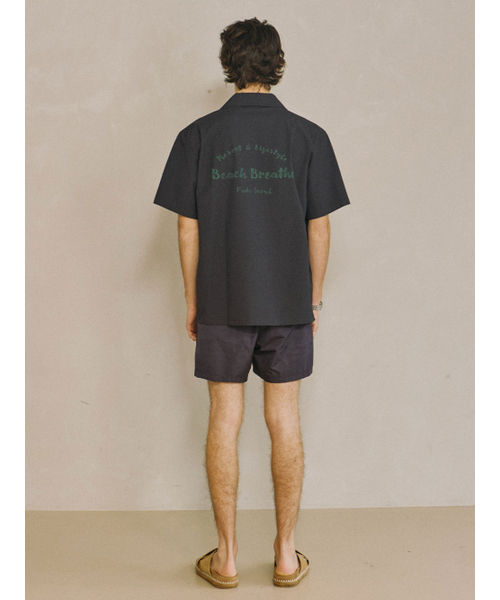 PADO SEOUL(パドソウル)の「シアサーカーオープンカラーシャツネイビー(シャツ/ブラウス・メンズ・その他・LARGE/X-LARGE)」の3枚目の写真