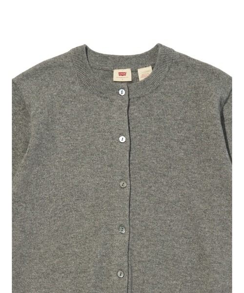 Levi's(リーバイス)の「Levi's/リーバイス スーパーソフト クルーネックカーディガン(カーディガン/ボレロ・レディース・グレー・XS/M/S)」の3枚目の写真