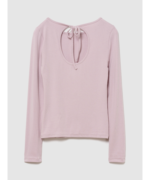 GAP（ギャップ）の「モダン バックタイ Tシャツ（Tシャツ/カットソー・レディース・オフホワイト/ブラック/ピンク・XXS/L/M/S/XS/XL）」の7枚目の写真