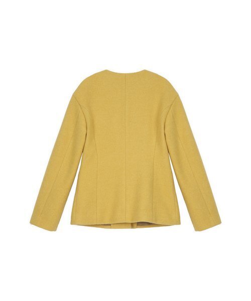 MAKE A TOAST（メイクアトースト）の「[22FW] NO COLLAR JACKET - Yellow（テーラードジャケット・レディース・その他・S/M）」の3枚目の写真