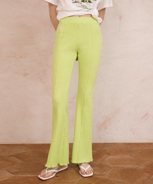 BOOTSCUT PANTS LIME