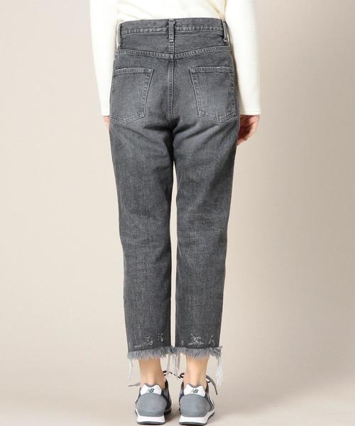 BEAUTY&YOUTH UNITED ARROWS（ビューティーアンドユースユナイテッドアローズ）の「BY カットオフ9分丈デニムパンツ：◆（デニムパンツ・レディース・ライトグレー/コバルトブルー/ホワイト・SMALL/MEDIUM）」の4枚目の写真