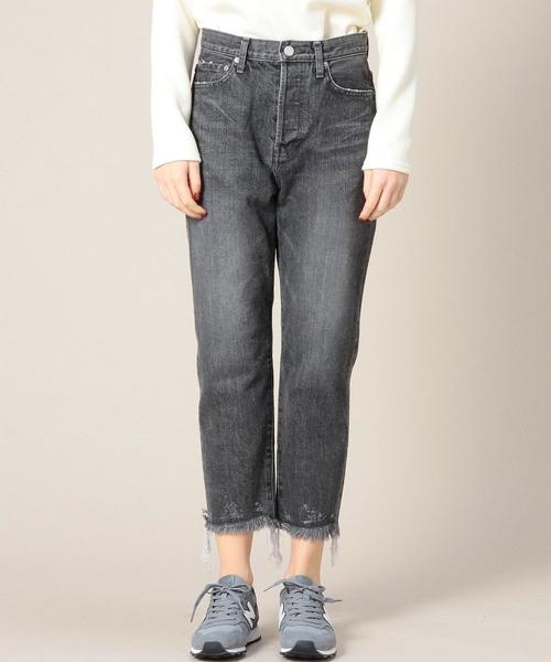 BEAUTY&YOUTH UNITED ARROWS（ビューティーアンドユースユナイテッドアローズ）の「BY カットオフ9分丈デニムパンツ：◆（デニムパンツ・レディース・ライトグレー/コバルトブルー/ホワイト・SMALL/MEDIUM）」の5枚目の写真