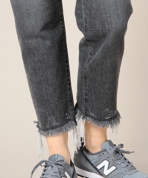 BEAUTY&YOUTH UNITED ARROWS（ビューティーアンドユースユナイテッドアローズ）の「BY カットオフ9分丈デニムパンツ：◆（デニムパンツ・レディース・ライトグレー/コバルトブルー/ホワイト・SMALL/MEDIUM）」の11枚目の写真