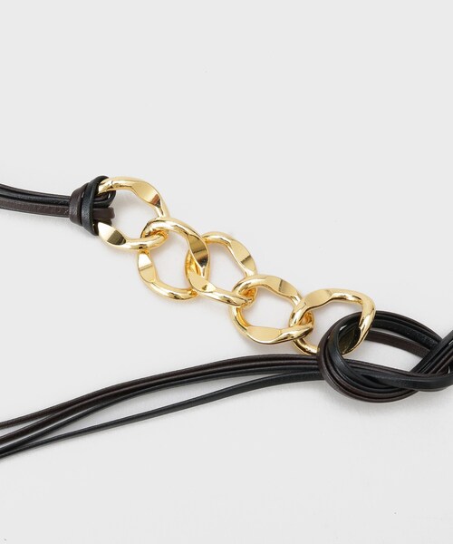 GALLEST(ギャレスト)の「【LAPUIS】Ring Chain Belt(ベルト・レディース・ゴールド/シルバー・00)」の5枚目の写真