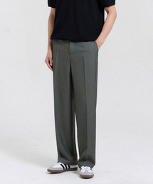 CREEDMENS（クリードマンズ）の「イージーセミワイドスラックス（チャコール）（スラックス）」