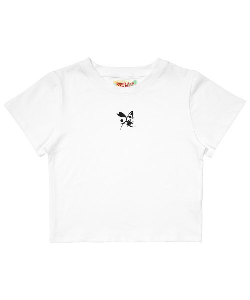 DAMP(ドントアスクマイプラン)の「ミステリークロップトップ_ホワイト(Tシャツ/カットソー・レディース・その他・ONE SIZE)」の1枚目の写真