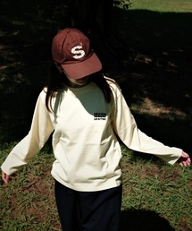 skoool（スクール）の「ロゴプリント ロングスリーブTシャツ／バックプリントデザイン × ベーシックシルエット（Tシャツ/カットソー）」