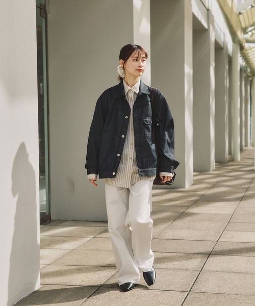 NIKKE】デニム トラッカー ジャケット / ADAM ET ROPE' JEANS -PERS