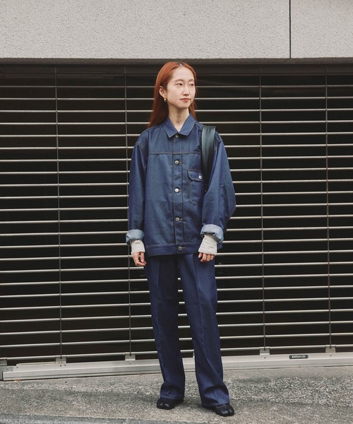 NIKKE】デニム トラッカー ジャケット / ADAM ET ROPE' JEANS -PERS