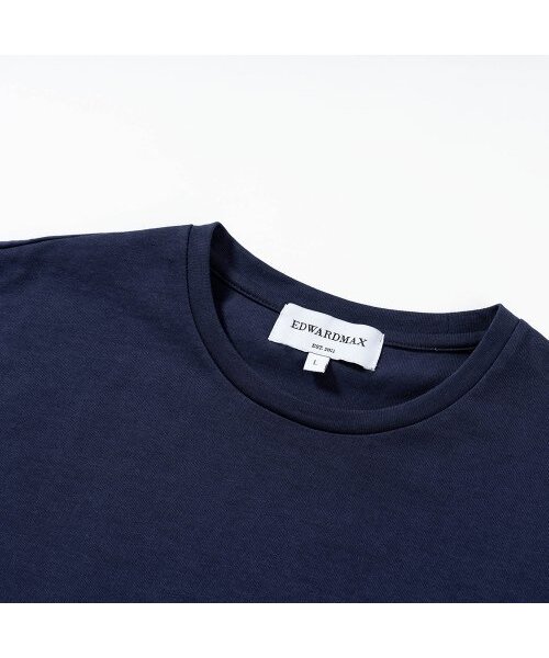 EDWARDMAX(エドワードマックス)の「シルケットダブルコットン半袖Tシャツ(レギュラー)(Tシャツ/カットソー・レディース・その他・M/L)」の2枚目の写真