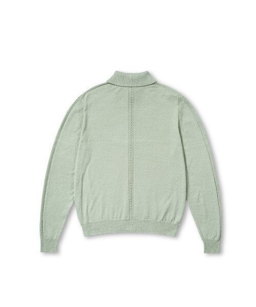 EDWARDMAX（エドワードマックス）の「ブクルサマーコットンカラーニット（ニット/セーター・レディース・その他・L/M/XL）」の2枚目の写真