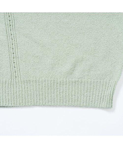 EDWARDMAX（エドワードマックス）の「ブクルサマーコットンカラーニット（ニット/セーター・レディース・その他・L/M/XL）」の5枚目の写真