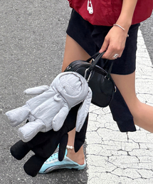 Lucky Chouette（Lucky Chouette）の「Chouetties Chourong Pouch Key Ring(black) 7AAAX25220BKX（その他小物）」