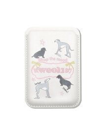 SIWEOL107（シウォル107）の「puppy magnet wallet (ivory)（スマホグッズ）」