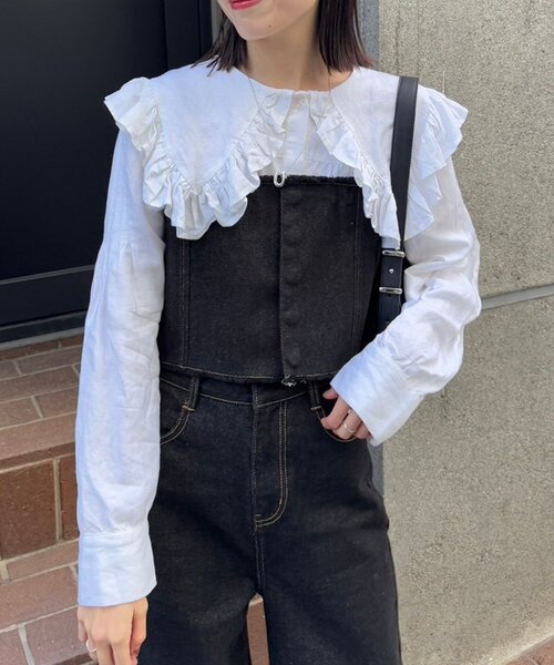 mystic（ミスティック）の「【ZOZO限定/REVIVAL】26SSマルチWAYデニム（デニムパンツ・レディース・ブラック/ネイビー・0/1/2）」の6枚目の写真