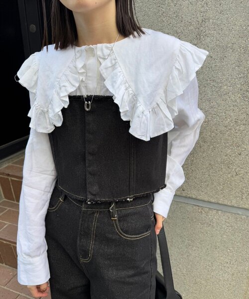 mystic（ミスティック）の「【ZOZO限定/REVIVAL】26SSマルチWAYデニム（デニムパンツ・レディース・ブラック/ネイビー・0/1/2）」の11枚目の写真