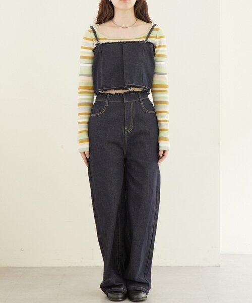 mystic（ミスティック）の「【ZOZO限定/REVIVAL】26SSマルチWAYデニム（デニムパンツ・レディース・ブラック/ネイビー・0/1/2）」の16枚目の写真