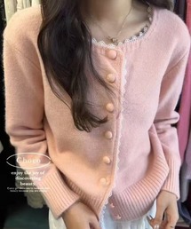 Mejoul | 【2026春夏新作】ニットフリルカーディガン(カーディガン/ボレロ)