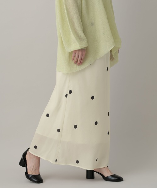 A part by（アパートバイ）の「フィブリルナロースカート（スカート・レディース・ブラック/イエロー系その他/ホワイト系その他・SMALL/MEDIUM）」の16枚目の写真