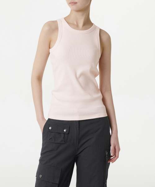 MUSINSA STANDARD WOMAN（ムシンサスタンダードウーマン）の「ウィメンズエッセンシャルタンクトップ [ベイビーピンク]（Tシャツ/カットソー・レディース・その他・LARGE/MEDIUM/SMALL/X-SMALL）」の2枚目の写真
