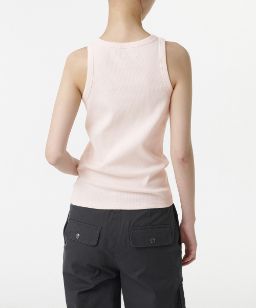 MUSINSA STANDARD WOMAN（ムシンサスタンダードウーマン）の「ウィメンズエッセンシャルタンクトップ [ベイビーピンク]（Tシャツ/カットソー・レディース・その他・LARGE/MEDIUM/SMALL/X-SMALL）」の3枚目の写真