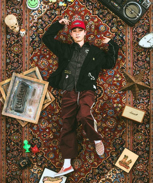 EFFECTEN（エフェクテン）の「【EFFECTEN】Stitch smooth cardigan（カーディガン/ボレロ・メンズ・ブラック/オレンジ系その他・MEDIUM/LARGE）」の17枚目の写真