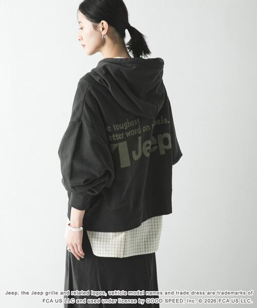 GOOD ROCK SPEED（グッドロックスピード）の「『別注』GOOD ROCK SPEED×URBAN RESEARCH　ジープ HOODIE（パーカー・レディース・チャコールグレー/ベージュ・FREE）」の12枚目の写真