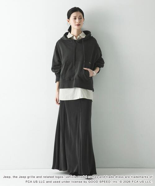 GOOD ROCK SPEED（グッドロックスピード）の「『別注』GOOD ROCK SPEED×URBAN RESEARCH　ジープ HOODIE（パーカー・レディース・チャコールグレー/ベージュ・FREE）」の15枚目の写真