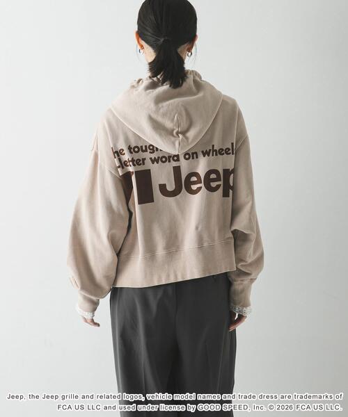 GOOD ROCK SPEED（グッドロックスピード）の「『別注』GOOD ROCK SPEED×URBAN RESEARCH　ジープ HOODIE（パーカー・レディース・チャコールグレー/ベージュ・FREE）」の21枚目の写真