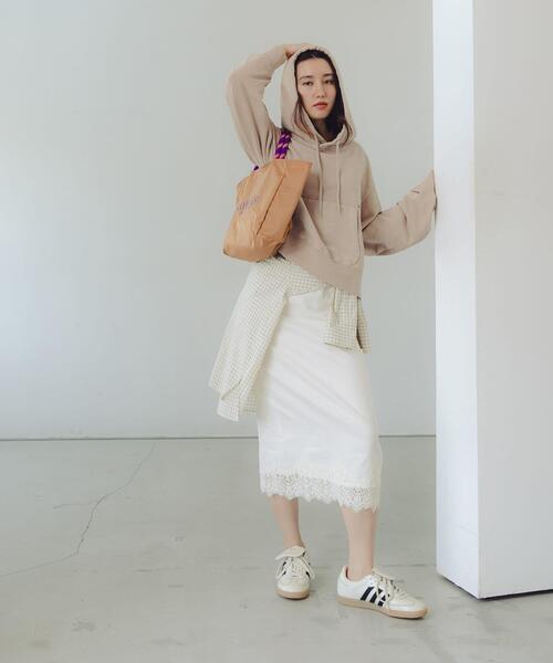 GOOD ROCK SPEED（グッドロックスピード）の「『別注』GOOD ROCK SPEED×URBAN RESEARCH　ジープ HOODIE（パーカー・レディース・チャコールグレー/ベージュ・FREE）」の8枚目の写真