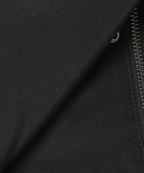 FRAMeWORK(フレームワーク)の「≪追加≫リネンPLタッサーフードショートブルゾン(マウンテンパーカー・レディース・ブラック/アイボリー/ブラウン/キャメル・36/38)」の10枚目の写真