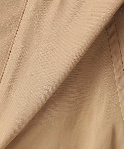 FRAMeWORK(フレームワーク)の「≪追加≫リネンPLタッサーフードショートブルゾン(マウンテンパーカー・レディース・ブラック/アイボリー/ブラウン/キャメル・36/38)」の16枚目の写真