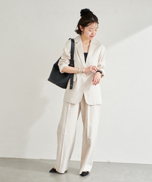 LE TALON（ルタロン）の「《追加》LETALON コンビワンハンドルバッグ（ショルダーバッグ・レディース・ブラック/ベージュ・FREE）」の5枚目の写真