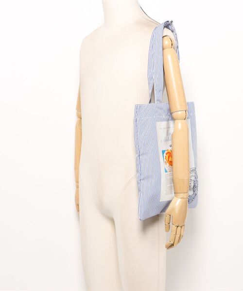 FRUIT OF THE LOOM(フルーツオブザルーム)の「VINTAGE Kellogg’s Package print stripe tote/ストライプ トートバッグ 朝食風景デザイン(トートバッグ・メンズ・サックスブルー/オレンジ/レッド/グリーン/ブルー・FREE)」の14枚目の写真